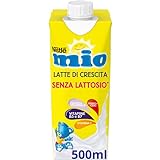 NESTLÉ MIO Latte di Crescita senza Lattosio Liquido, 12 Brick da 500 ml (6 L)