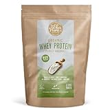 Organic Whey Protein - Naturale - 80% Proteine - Proteine Del Siero Del Latte Biologico - Senza: Aditivi, OGM, Soia, Zucchero Aggiunto - 500g