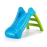 FEBER - First Slide, scivolo piccolo e colorato, 2 in 1, con innesto per la canna dell'acqua, per bambini e bambine da 1 anno in su, Famosa (FEB04000)