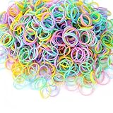 Confezione da 1000 Mini Fasce Elastiche per Capelli Piccoli per Capelli per Bambini, Acconciatura da Sposa, Piccoli Dreadlock e Altro Ancora (Colour)