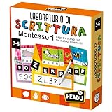 Headu Laboratorio Di Scrittura Montessori Leggo E Scrivo Con Tre Metodi Divertenti It23578 Gioco Educativo Per Bambini 3-6 Anni Made In Italy