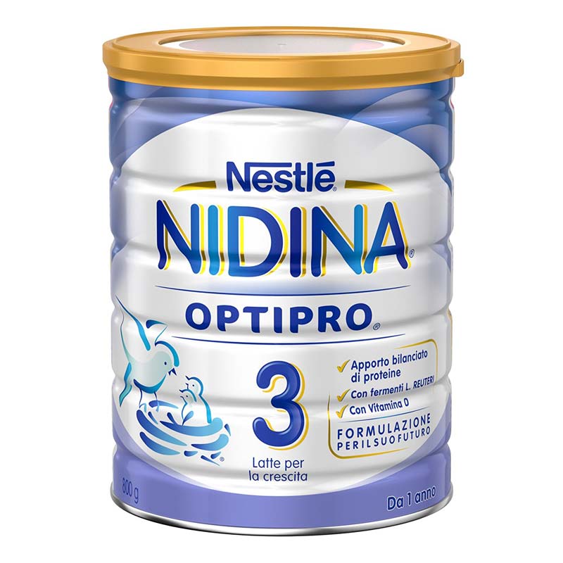 LATTE IN POLVERE NIDINA Nestlé OPTIPRO 3 Crescita Bimbi 1 anno
